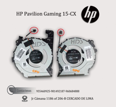 COOLER HP Gaming Pavilion 15 CX