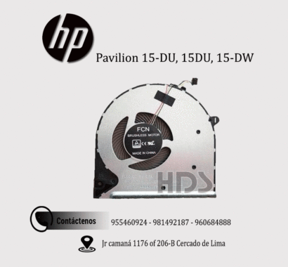 COOLER PAVILION HP 15-DW 15-DU