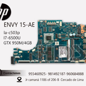 PLACA MADRE HP Envy notebook 15-AE 15T-AE I7-6THA  GTX950M/4GB