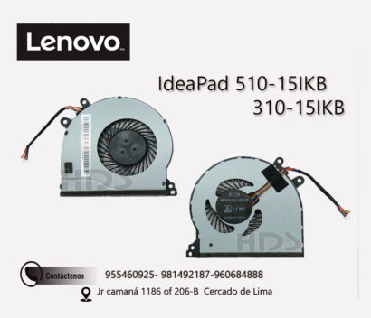 COOLER VENTILADOR LENOVO IDEAPAD 310 15IKB