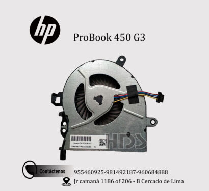 COOLER HP Probook 450-G3