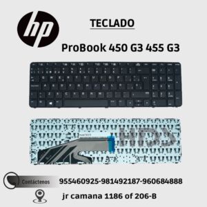 TECLADO  HP  PROBOOK 450 G3 G4, 455 G3