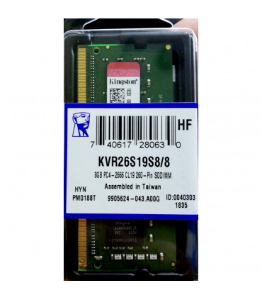 MEMORIA RAM 8GB PC4 2666 KINGSTON