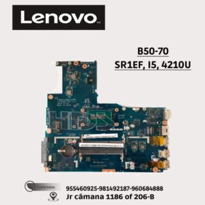 PLACA MADRE LENOVO B50 70 , I5 4TH