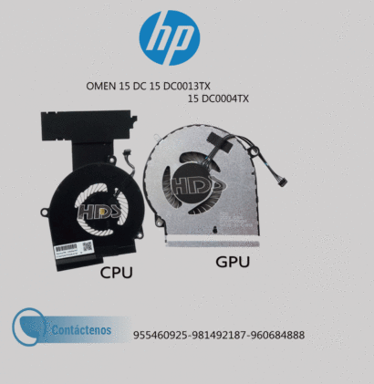COOLER HP HP Omen 15-DC
