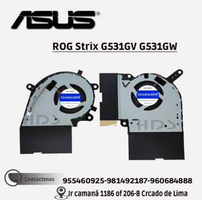 COOLER VENTILADOR ASUS ROG  Strix G531GV G531GW