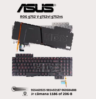 TECLADO ASUS ROG  G752 G752VL ILUMINADO
