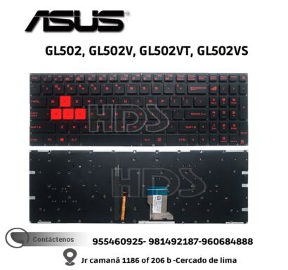 TECLADO ASUS GL502 GL502V GL502VS