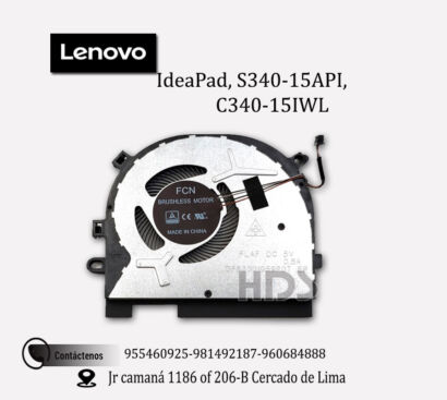 COOLER VENTILADOR LENOVO  IdeaPad S340-15API S340-15IWL