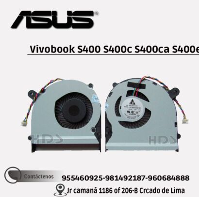 COOLER VENTILADOR ASUS S400 S400 C