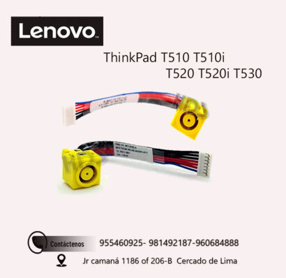 JACK POWER LENOVO THINKPAD , T530, W530, T520I, T520S