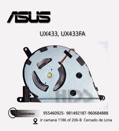 COOLER VENTILADOR ASUS Zenbook UX 14 UX433