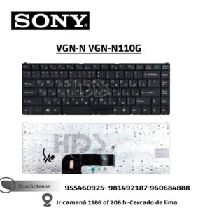 TECLADO SONY  Vgn-n250e