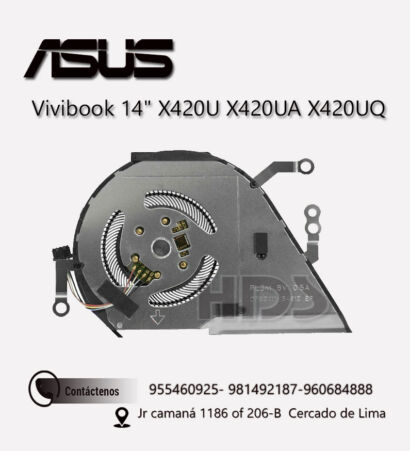 COOLER VENTILADOR  ASUS VivoBook  X420, X420U