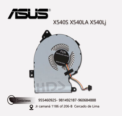 COOLER VENTILADOR  ASUS X540 X540LJ