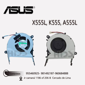 COOLER VENTILADOR ASUS ASUS X555LD  K555L X555LN A555L