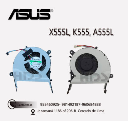 COOLER VENTILADOR ASUS ASUS X555LD  K555L X555LN A555L