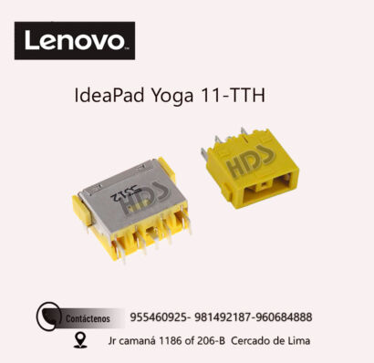 JACK POWER LENOVO Yoga 11, 11S, 13, S210, S210T, G400