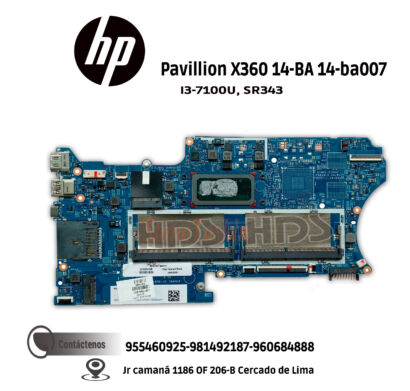 PLACA MADRE HP X360 14-BA   I3 -7TH