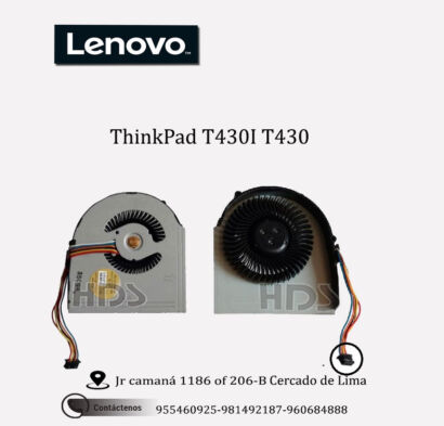 COOLER VENTILADOR LENOVO Thinkpad T430, T430i
