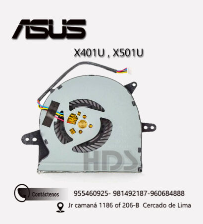COOLER VENTILADOR ASUS X401U 1 X501V X501U