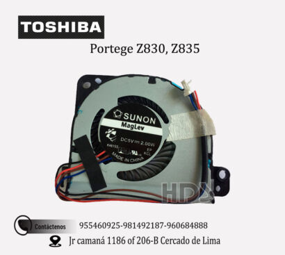 COOLER TOSHIBA PORTEGE Z830